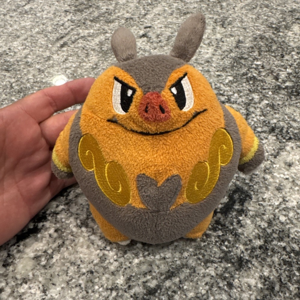 6.5"‎ Pignite Pokemon Plush Stuffed Animal Jakks Pacific 2011 #01